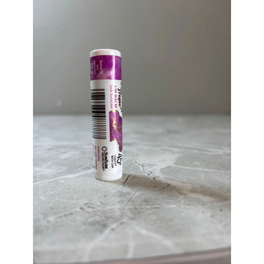 Hawaiian Tropic Tropical Flavor Lip Balm SPF 45+ Stick‎ Sunscreen 0.14oz New